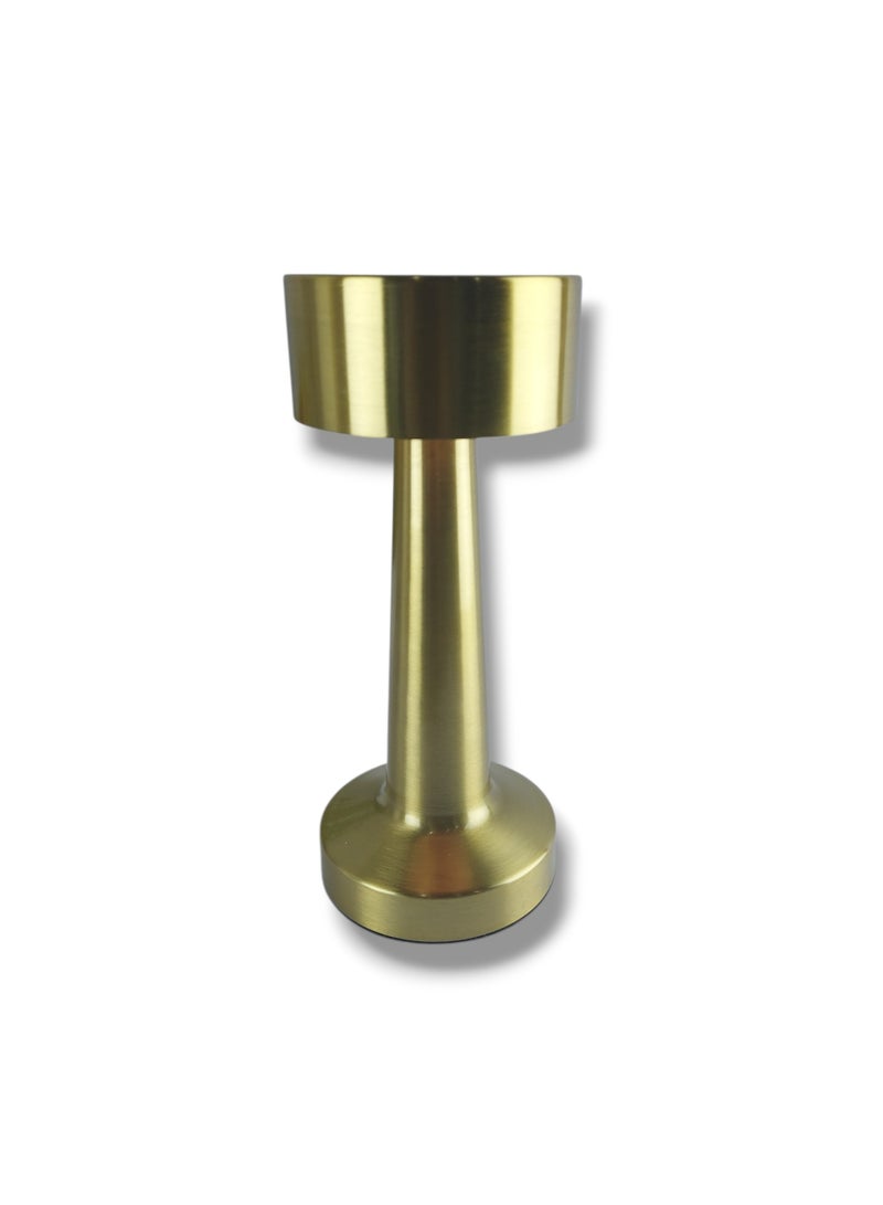 Gold multi-light lamp made of stainless steel, touch operated - Image 1